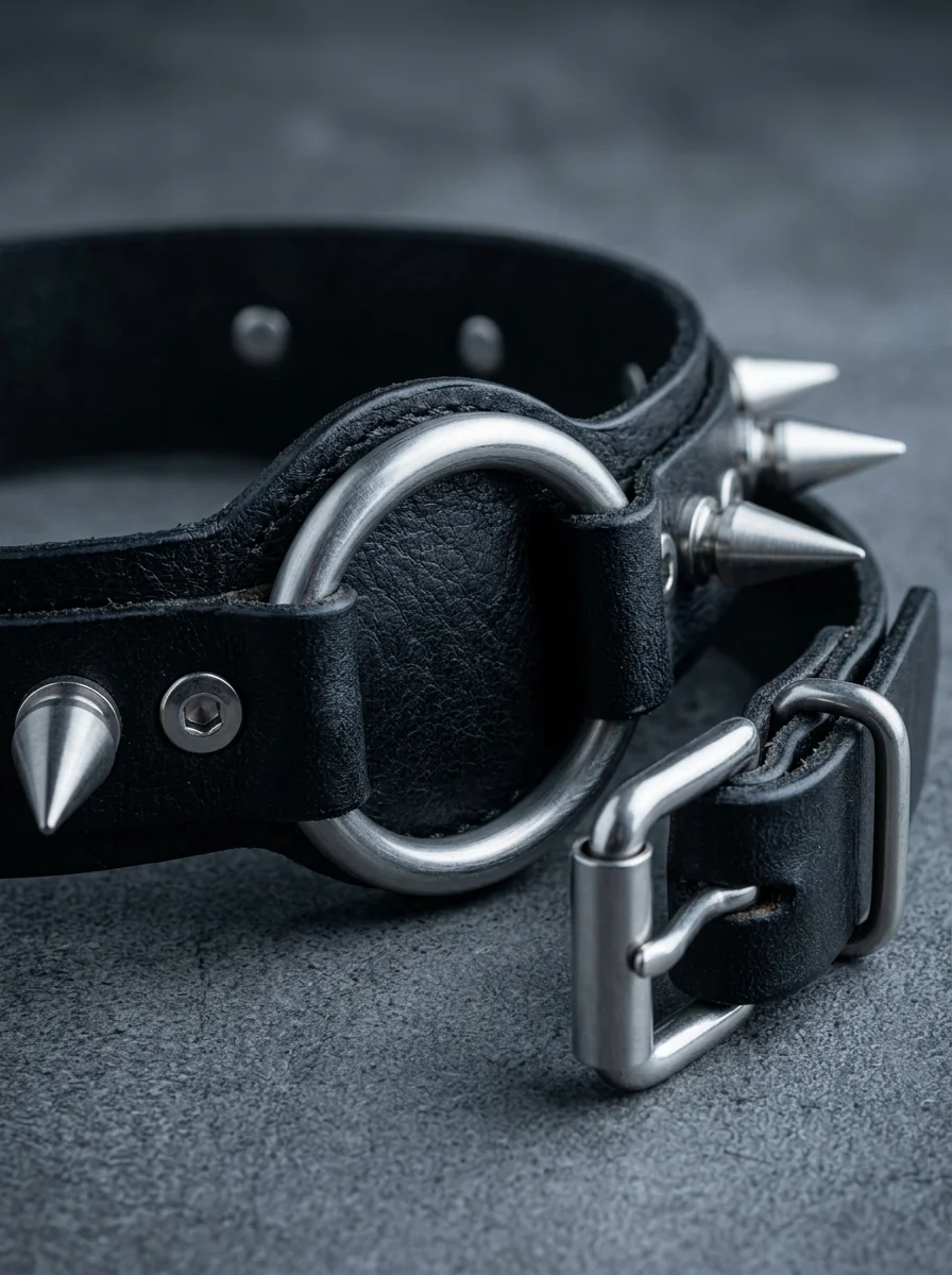 Spike Heavy Industrial Choker — Steel Detail