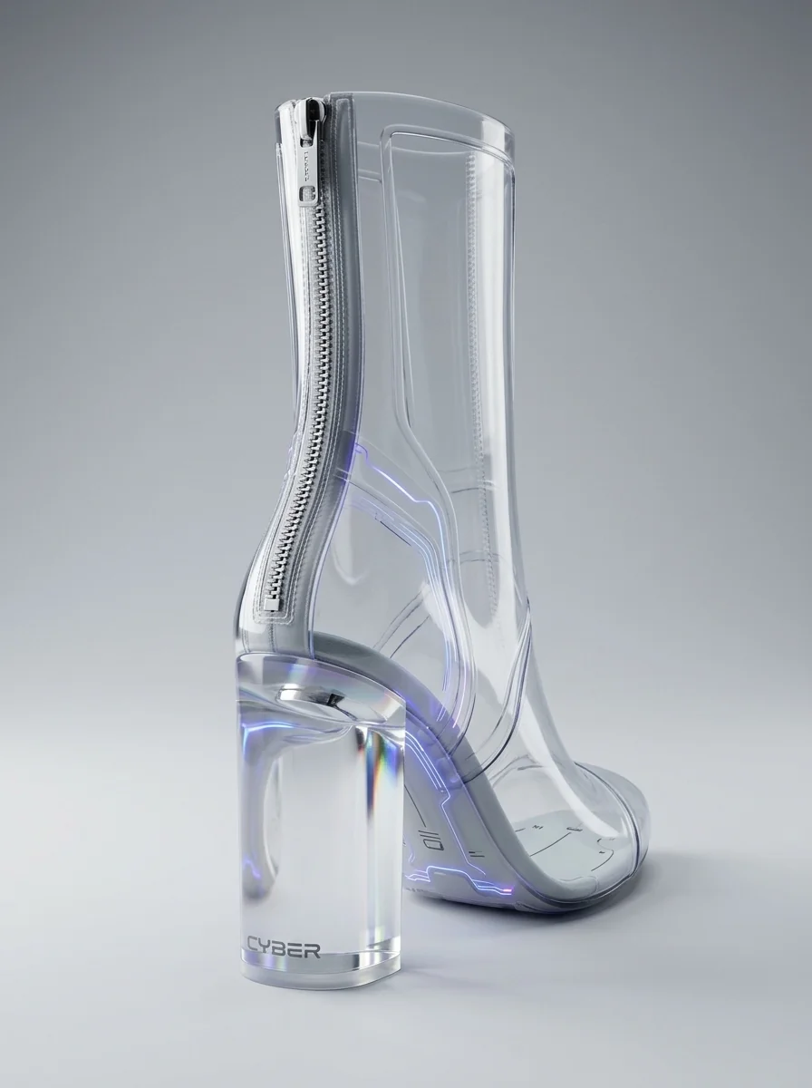 Prism Holographic Rave Platforms — Rear View